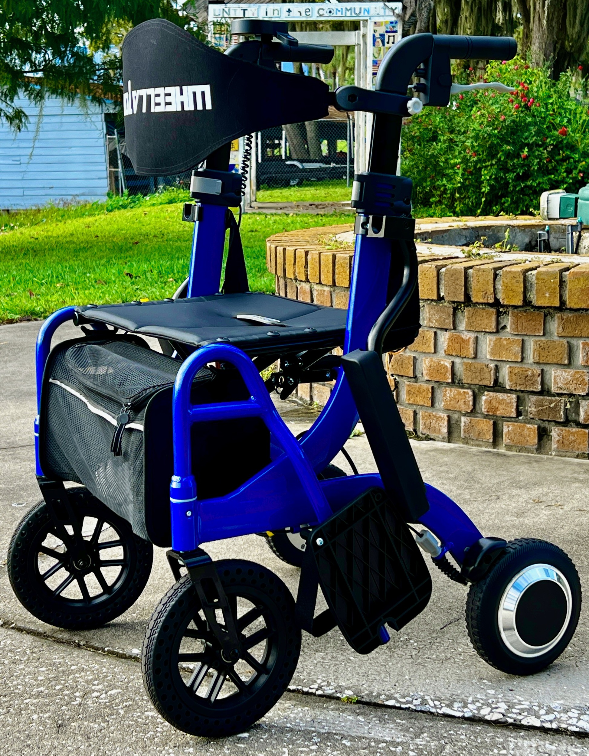 Wheelator Motorized Hybrid Walking Device with Anti-Fall