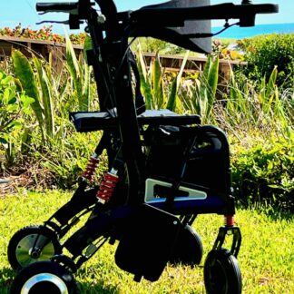 BLACK DEMO UNIT Wheellator XL - Holds Up to 400 Lbs Motorized Walker / Wheelchair