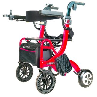 2025 NEW RED WHEELLATOR MOTORIZED WALKER / WHEELCHAIR